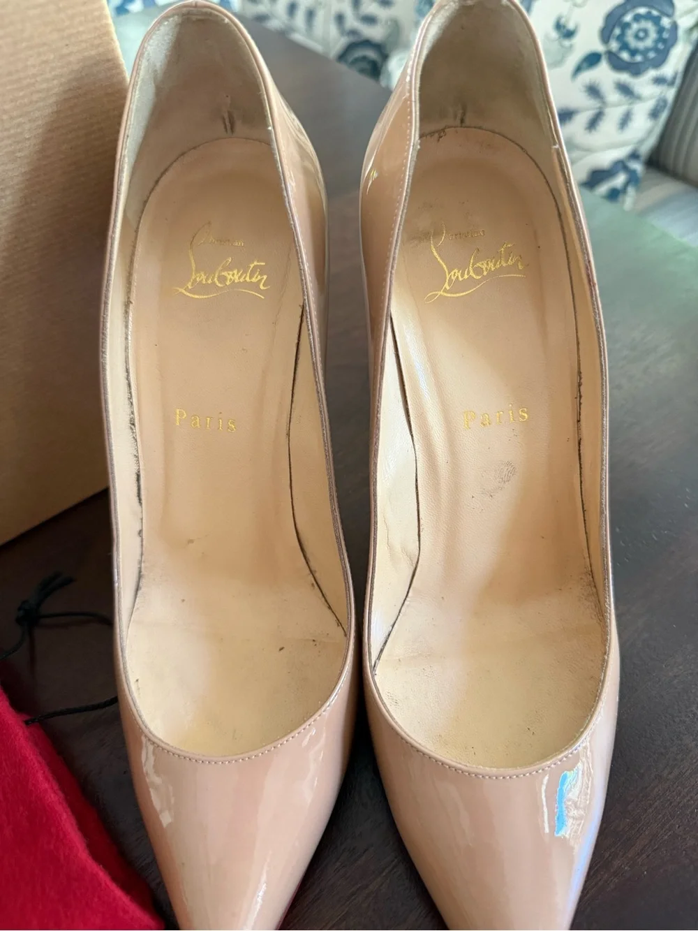 Christian Louboutin Patent Leather Pigalle Follies 100mm